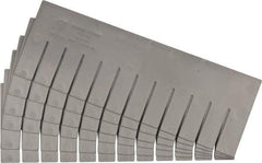 Quantum Storage - 16-1/2" Wide x 6" High, Gray Bin Divider - Use with DG92060 - Eagle Tool & Supply