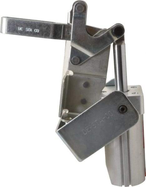 De-Sta-Co - 600 Lb Inner Hold Capacity, Vert Mount, Air Power Hold-Down Toggle Clamp - 1/8 NPT Port, 145 Max psi, 88° Bar Opening, 98.81mm Height Under Bar - Eagle Tool & Supply
