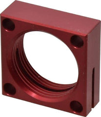 De-Sta-Co - 1-1/8 - 16 Thread, 13/64" Mounting Hole, Aluminum Clamp Mounting Block - 1/2" Thick x 1.38" Long x 1.378" Wide - Eagle Tool & Supply