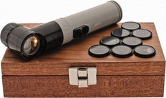 Fowler - 9 Piece Reticle, 10x Max Magnification, Pocket Comparator - Includes Case, Light Source - Eagle Tool & Supply