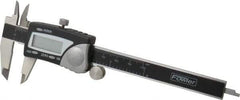 Fowler - 0 to 100mm Range, 0.01mm Resolution, Electronic Caliper - Stainless Steel with 1.56" Stainless Steel Jaws, 0.02mm Accuracy - Eagle Tool & Supply