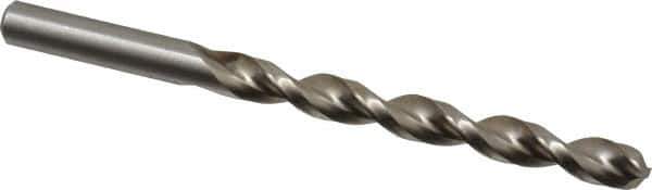 Chicago-Latrobe - 5/16" 135° High Speed Steel Jobber Drill - Bright Finish, Right Hand Cut, Parabolic Flute, Straight Shank, 4-1/2" OAL, Notched Point - Eagle Tool & Supply