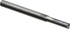 Hertel - 5/32", 1/2" LOC, 3/16" Shank Diam, 2" OAL, 2 Flute, Solid Carbide Square End Mill - Uncoated, Straight Flute, Centercutting - Eagle Tool & Supply