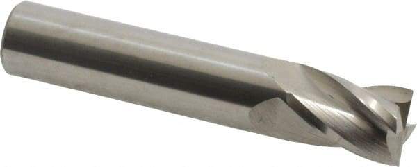 Hertel - 12mm, 16mm LOC, 12mm Shank Diam, 64mm OAL, 4 Flute, Solid Carbide Square End Mill - Single End, Uncoated, 30° Helix, Centercutting, Right Hand Cut - Eagle Tool & Supply