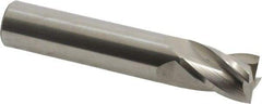 Hertel - 12mm, 16mm LOC, 12mm Shank Diam, 64mm OAL, 4 Flute, Solid Carbide Square End Mill - Single End, Uncoated, 30° Helix, Centercutting, Right Hand Cut - Eagle Tool & Supply