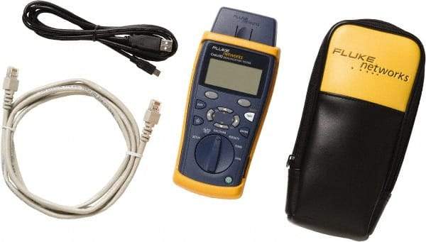 Fluke Networks - Universal Cable Tester - LCD Screen, RJ45 Connectors - Eagle Tool & Supply