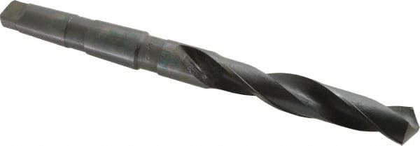 Hertel - 1-5/32", 4MT 118° Point High Speed Steel Taper Shank Drill Bit - Eagle Tool & Supply