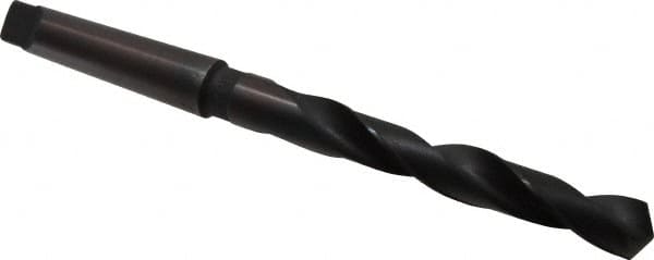 Hertel - 55/64", 3MT 118° Point High Speed Steel Taper Shank Drill Bit - Eagle Tool & Supply