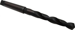 Hertel - 55/64", 3MT 118° Point High Speed Steel Taper Shank Drill Bit - Eagle Tool & Supply