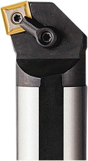 Seco - 50mm Min Bore Diam, 350mm OAL, 40mm Shank Diam, S-MSKN Indexable Boring Bar - 60mm Max Bore Depth, SN.. 1204.. Insert, Pin & Clamp Holding Method - Eagle Tool & Supply