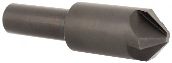 Hertel - 3/4" Head Diam, 1/2" Shank Diam, 4 Flute 100° High Speed Steel Countersink - Eagle Tool & Supply