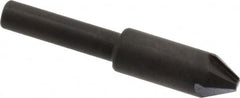 Hertel - 3/8" Head Diam, 1/4" Shank Diam, 4 Flute 60° High Speed Steel Countersink - Eagle Tool & Supply