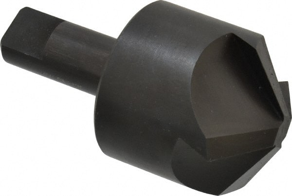 Hertel - 2" Head Diam, 3/4" Shank Diam, 4 Flute 120° High Speed Steel Countersink - Eagle Tool & Supply