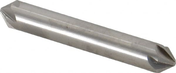 Hertel - 3/8" Head Diam, 3/8" Shank Diam, 6 Flute 82° High Speed Steel Countersink - Eagle Tool & Supply