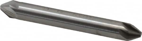 Hertel - 1/4" Head Diam, 1/4" Shank Diam, 6 Flute 60° High Speed Steel Countersink - Eagle Tool & Supply