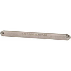 Hertel - 1/8" Head Diam, 1/8" Shank Diam, 6 Flute 90° High Speed Steel Countersink - Eagle Tool & Supply
