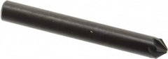 Hertel - 1/4" Head Diam, 1/4" Shank Diam, 6 Flute 90° High Speed Steel Countersink - Eagle Tool & Supply