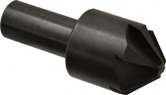 Hertel - 1-3/4" Head Diam, 1" Shank Diam, 6 Flute 90° High Speed Steel Countersink - Eagle Tool & Supply