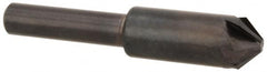 Hertel - 3/8" Head Diam, 1/4" Shank Diam, 6 Flute 90° High Speed Steel Countersink - Eagle Tool & Supply