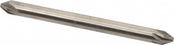 Hertel - 1/8" Head Diam, 1/8" Shank Diam, 6 Flute 60° High Speed Steel Countersink - Eagle Tool & Supply