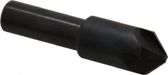 Hertel - 1/2" Head Diam, 3/8" Shank Diam, 4 Flute 90° High Speed Steel Countersink - Eagle Tool & Supply