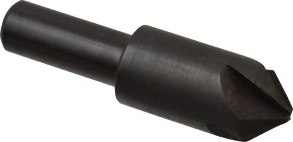 Hertel - 3/4" Head Diam, 1/2" Shank Diam, 4 Flute 90° High Speed Steel Countersink - Eagle Tool & Supply