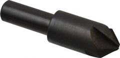 Hertel - 3/4" Head Diam, 1/2" Shank Diam, 4 Flute 90° High Speed Steel Countersink - Eagle Tool & Supply