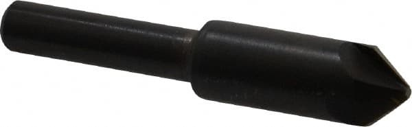 Hertel - 3/8" Head Diam, 1/4" Shank Diam, 4 Flute 82° High Speed Steel Countersink - Eagle Tool & Supply