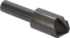 Hertel - 5/8" Head Diam, 3/8" Shank Diam, 4 Flute 100° High Speed Steel Countersink - Eagle Tool & Supply
