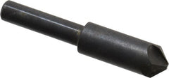 Hertel - 3/8" Head Diam, 1/4" Shank Diam, 4 Flute 100° High Speed Steel Countersink - Eagle Tool & Supply