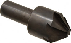 Hertel - 1-3/4" Head Diam, 1" Shank Diam, 6 Flute 82° High Speed Steel Countersink - Eagle Tool & Supply