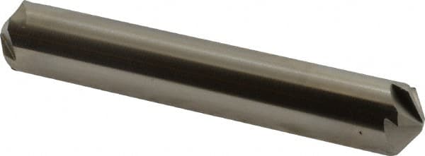 Hertel - 1/2" Head Diam, 1/2" Shank Diam, 6 Flute 120° High Speed Steel Countersink - Eagle Tool & Supply