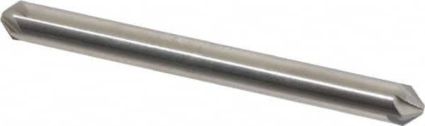 Hertel - 3/16" Head Diam, 3/16" Shank Diam, 6 Flute 90° High Speed Steel Countersink - Eagle Tool & Supply