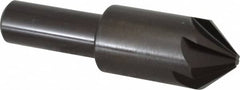 Hertel - 3/4" Head Diam, 1/2" Shank Diam, 6 Flute 82° High Speed Steel Countersink - Eagle Tool & Supply