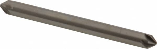 Hertel - 3/16" Head Diam, 3/16" Shank Diam, 6 Flute 82° High Speed Steel Countersink - Eagle Tool & Supply