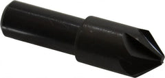 Hertel - 5/8" Head Diam, 1/2" Shank Diam, 6 Flute 82° High Speed Steel Countersink - Eagle Tool & Supply