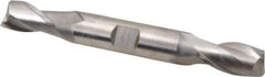 Hertel - 15mm, 1-1/8" LOC, 5/8" Shank Diam, 4-1/2" OAL, 2 Flute, Cobalt Square End Mill - Double End, Uncoated, Centercutting - Eagle Tool & Supply