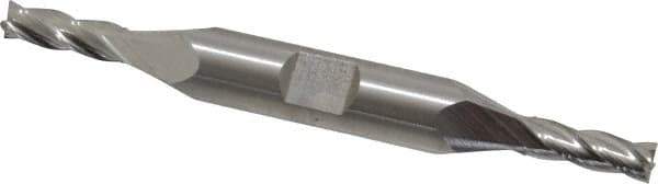Hertel - 5mm, 9/16" LOC, 3/8" Shank Diam, 3-1/4" OAL, 4 Flute, Cobalt Square End Mill - Double End, Uncoated - Eagle Tool & Supply