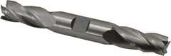 Hertel - 18mm, 1-5/8" LOC, 3/4" Shank Diam, 5-5/8" OAL, 4 Flute, High Speed Steel Square End Mill - Double End, Uncoated - Eagle Tool & Supply