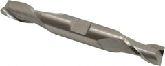 Hertel - 11mm, 13/16" LOC, 1/2" Shank Diam, 3-3/4" OAL, 2 Flute, Cobalt Square End Mill - Double End, Uncoated, Centercutting - Eagle Tool & Supply