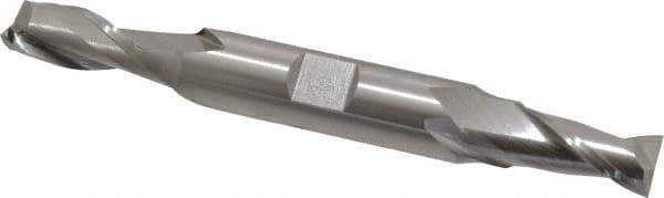 Hertel - 10mm, 13/16" LOC, 1/2" Shank Diam, 3-3/4" OAL, 2 Flute, Cobalt Square End Mill - Double End, Uncoated, Centercutting - Eagle Tool & Supply
