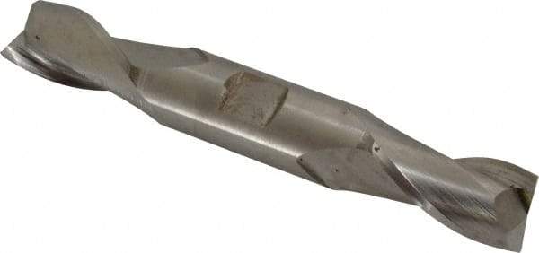 Hertel - 18mm, 1-5/16" LOC, 3/4" Shank Diam, 5" OAL, 2 Flute, Cobalt Square End Mill - Double End, Uncoated, Centercutting - Eagle Tool & Supply