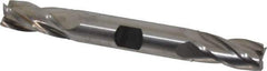 Hertel - 12mm, 1" LOC, 1/2" Shank Diam, 4-1/8" OAL, 4 Flute, High Speed Steel Square End Mill - Double End, Uncoated - Eagle Tool & Supply