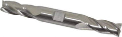 Hertel - 14mm, 1-3/8" LOC, 5/8" Shank Diam, 5" OAL, 4 Flute, High Speed Steel Square End Mill - Double End, Uncoated - Eagle Tool & Supply