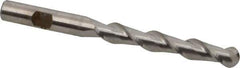 Hertel - 3/8" Diam, 2-1/2" LOC, 2 Flute Cobalt Ball End Mill - Uncoated, Single End, 4-1/4" OAL, 3/8" Shank Diam - Eagle Tool & Supply