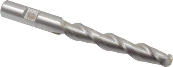 Hertel - 1/2" Diam, 3" LOC, 2 Flute High Speed Steel Ball End Mill - Uncoated, Single End, 5" OAL, 1/2" Shank Diam - Eagle Tool & Supply