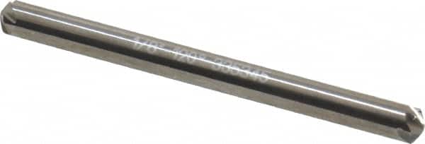 Hertel - 1/8" Head Diam, 1/8" Shank Diam, 6 Flute 120° Solid Carbide Countersink - Eagle Tool & Supply