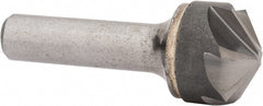 Hertel - 1" Head Diam, 1/2" Shank Diam, 6 Flute 120° Solid Carbide Countersink - Eagle Tool & Supply