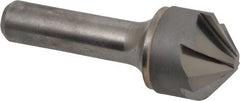 Hertel - 1" Head Diam, 1/2" Shank Diam, 6 Flute 100° Solid Carbide Countersink - Eagle Tool & Supply