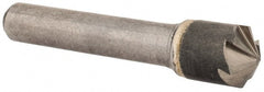 Hertel - 1/2" Head Diam, 3/8" Shank Diam, 6 Flute 120° Solid Carbide Countersink - Eagle Tool & Supply